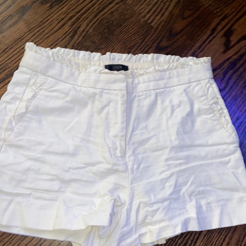 White J. Crew shorts